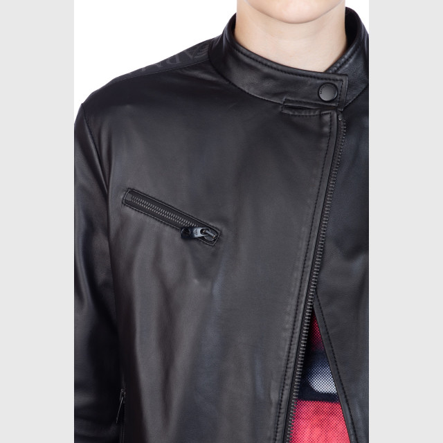 Шкіряна куртка Emporio Armani