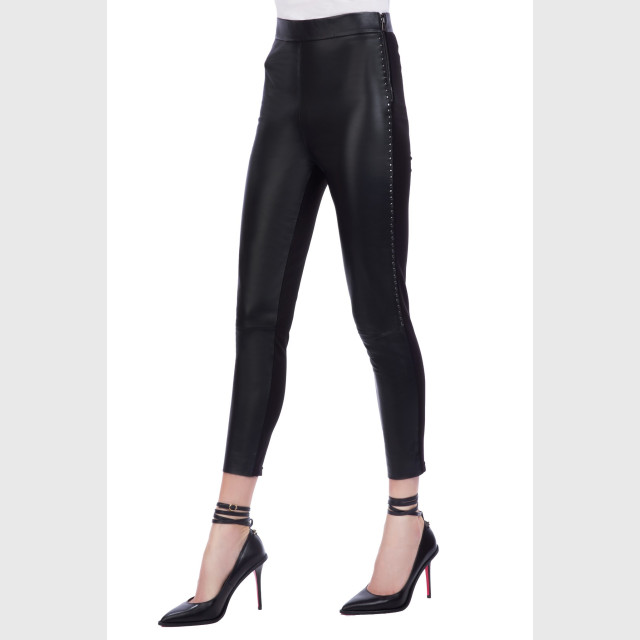 Брюки из кожи Pinko