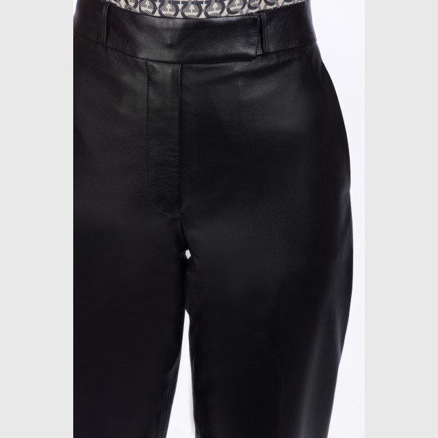 Брюки из кожи Salvatore Ferragamo
