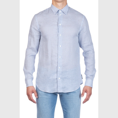 Сорочка лляна Emporio Armani 