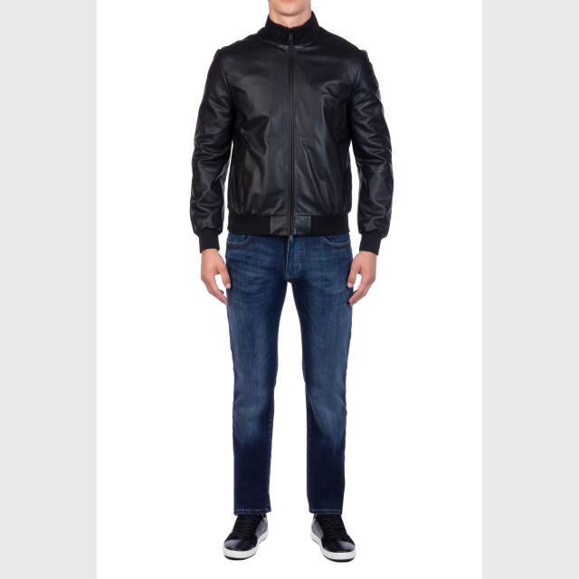 Куртка кожаная Emporio Armani