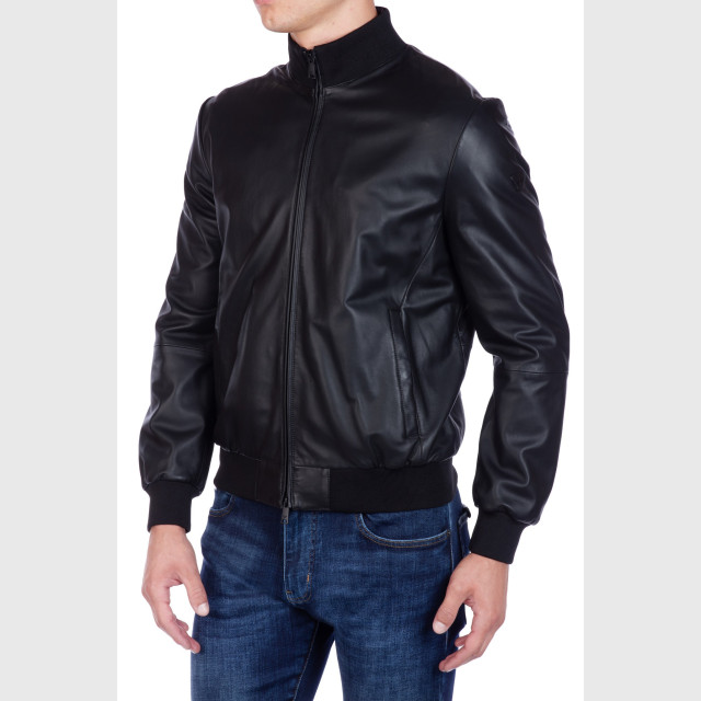 Куртка кожаная Emporio Armani